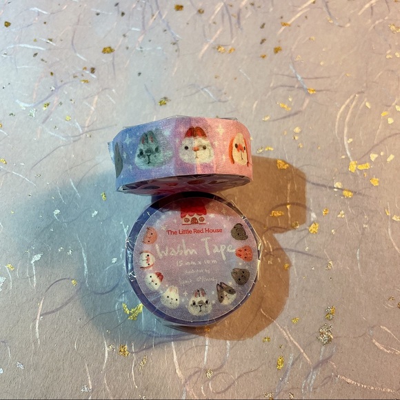 Starry Bunnies Washi Tape by The little Red House - Picture 2 of 2